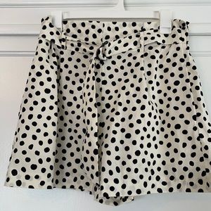 New with Tags Zara Polk a dot shorts . Size M